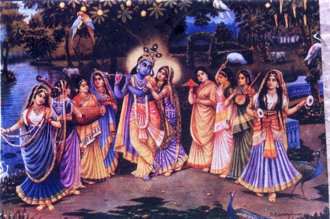 Krishna with the Gopis